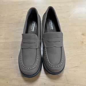 Eastland Holly Shoes Womens Size 7.5 Brown Penny Loafers Slip On Comfort Casual